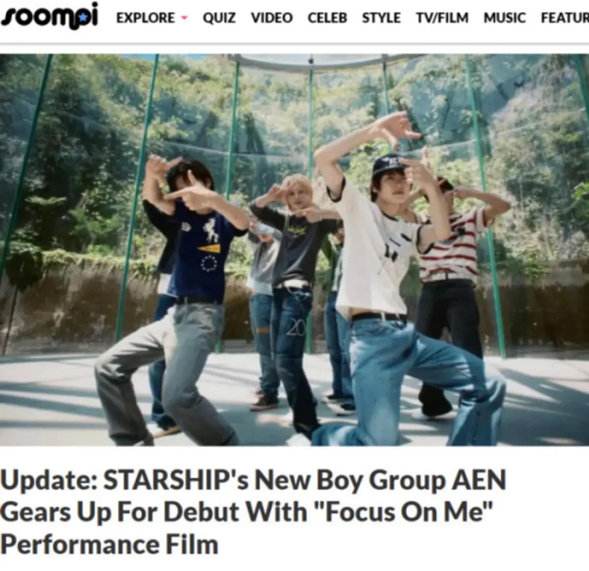 AEN, Starship x Amuse joint boy group, debuts August 5 with mini album 'A NEW ERA OF NOW'