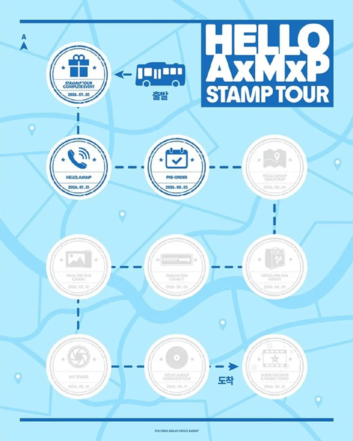 AxMxP set for mini album 2 'HELLO AxMxP' on August 12