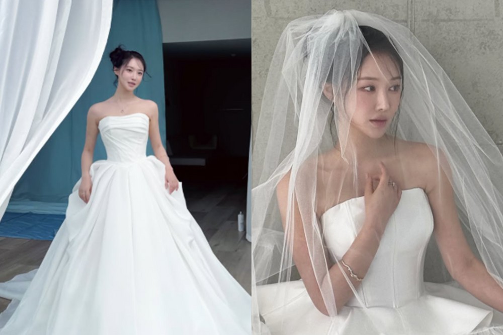 BBGIRLS' Min-young drops wedding dress behind-the-scenes photos a month after 'BODY WAVE' release