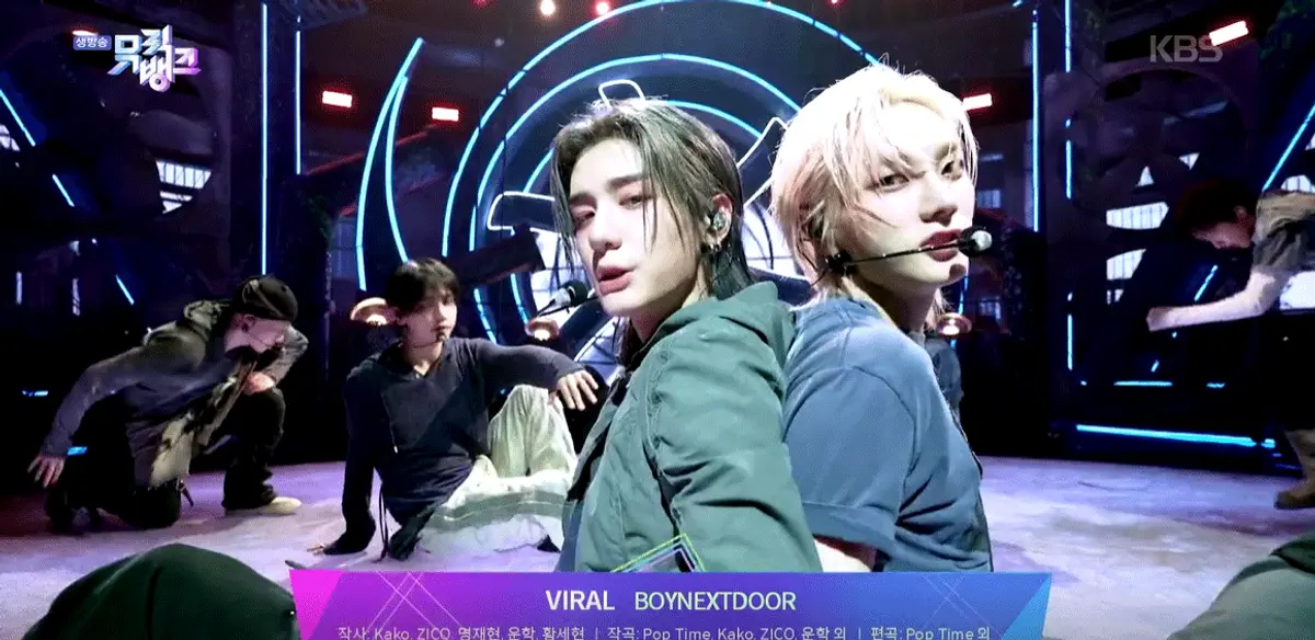 BOYNEXTDOOR kicks off 'HOME' era with 'VIRAL' on Music Bank