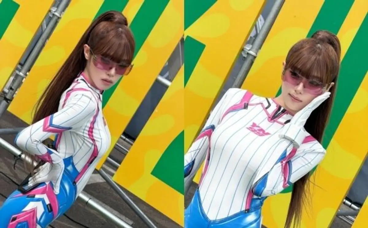 Choi Ye-na brings full-body suit energy to Waterbomb Busan 2026