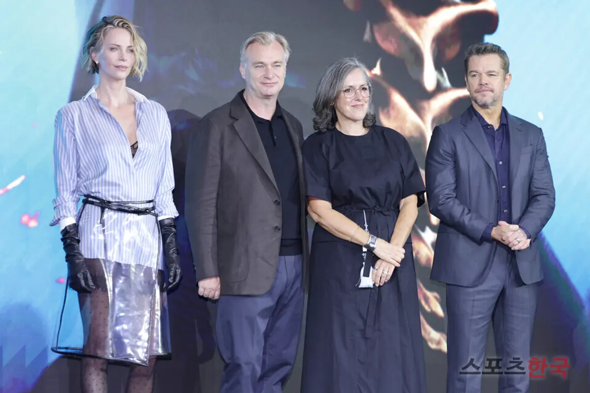 Christopher Nolan brings 'Odyssey' to Seoul: Nolan, Matt Damon, Charlize Theron attend press conference ahead of Aug. 5 release