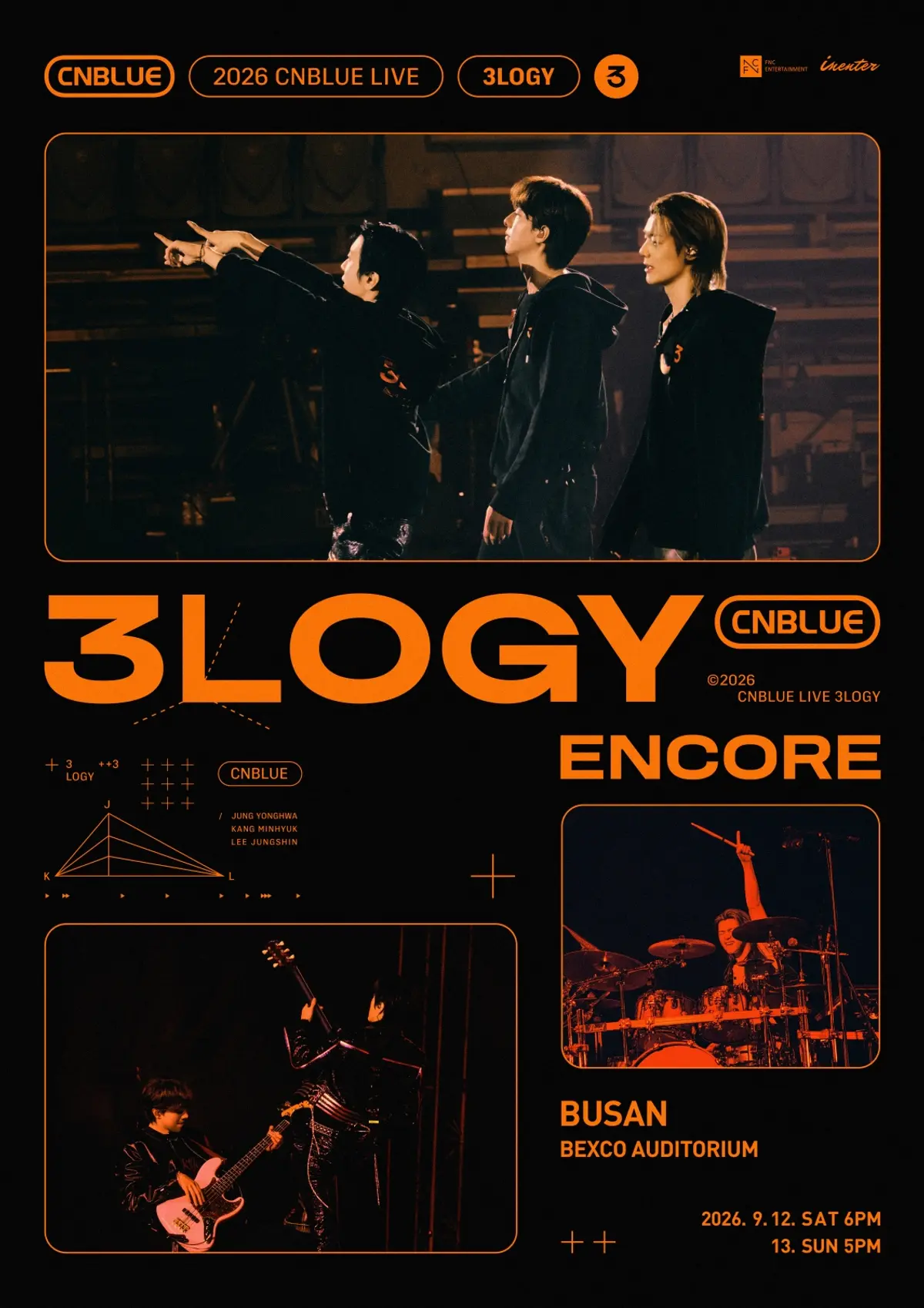 CNBLUE confirms Busan encore for '3LOGY' world tour, Sept 12–13 at BEXCO