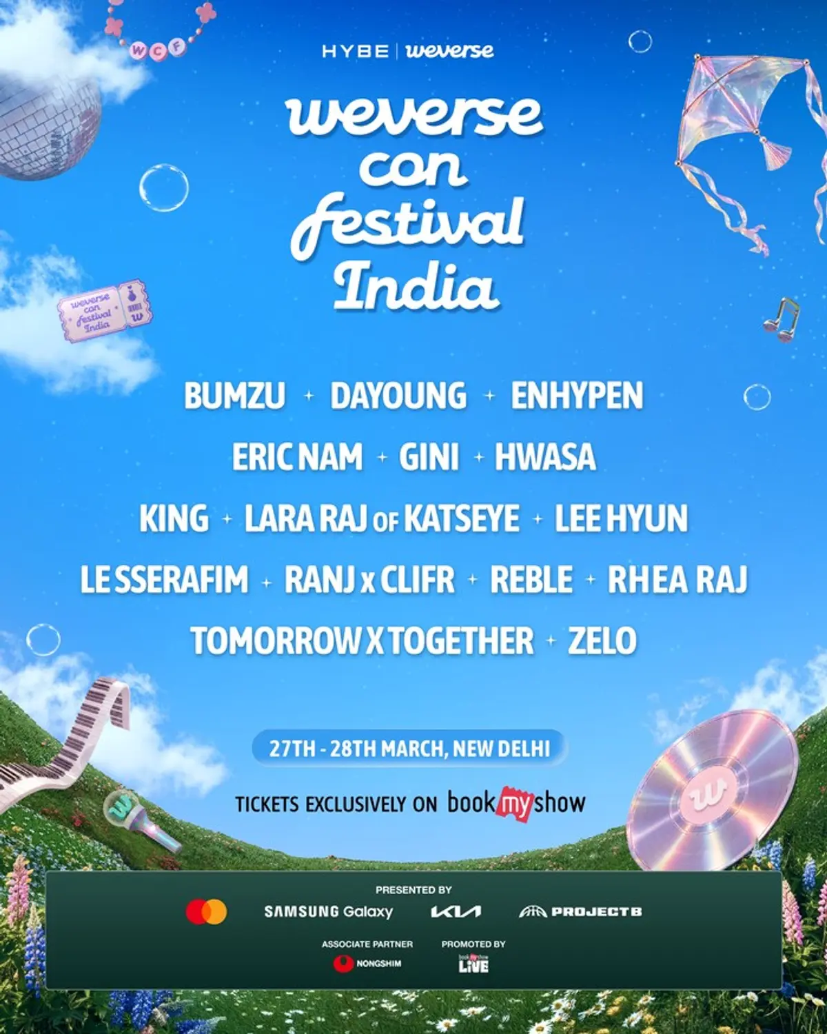 HYBE takes Weverse Con Festival overseas for the first time — New Delhi, March 2027