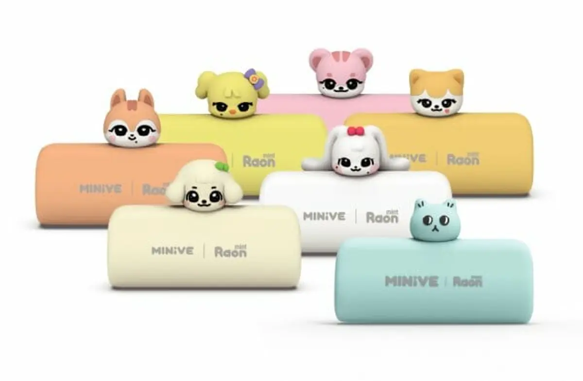 IVE's MINIVE character teams up with KT's Mint Raon for Galaxy Foldable 8 charger collab