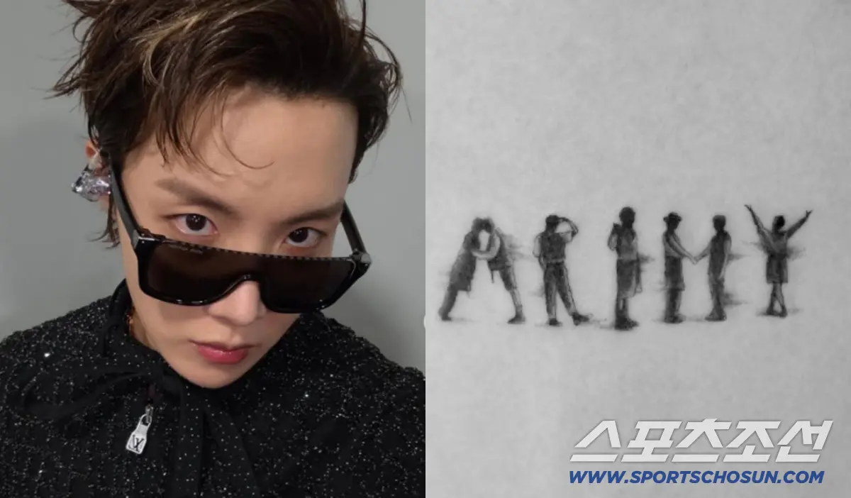 J-Hope tattoos 'ARMY' on his body using seven BTS silhouettes from the 'Butter' MV