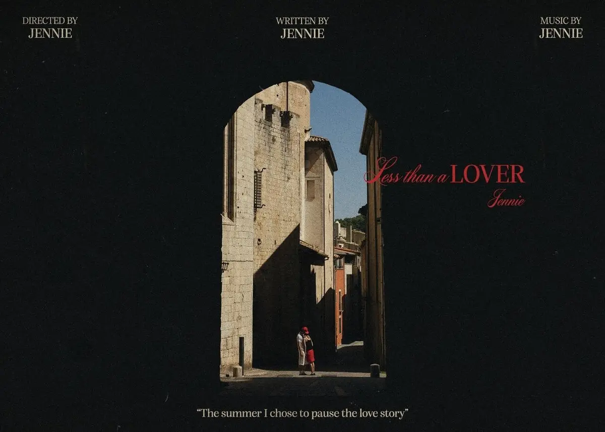 Jennie drops 'Less than a Lover' teaser — single out July 24, self-directed and self-written