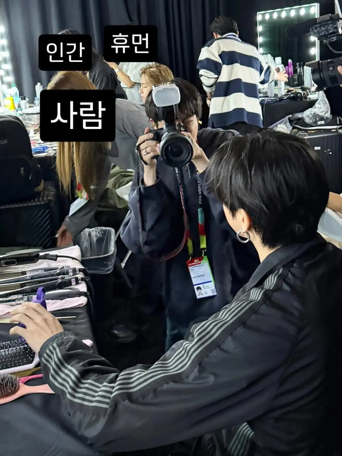 Jin spotted in makeup room as BTS ARIRANG world tour continues