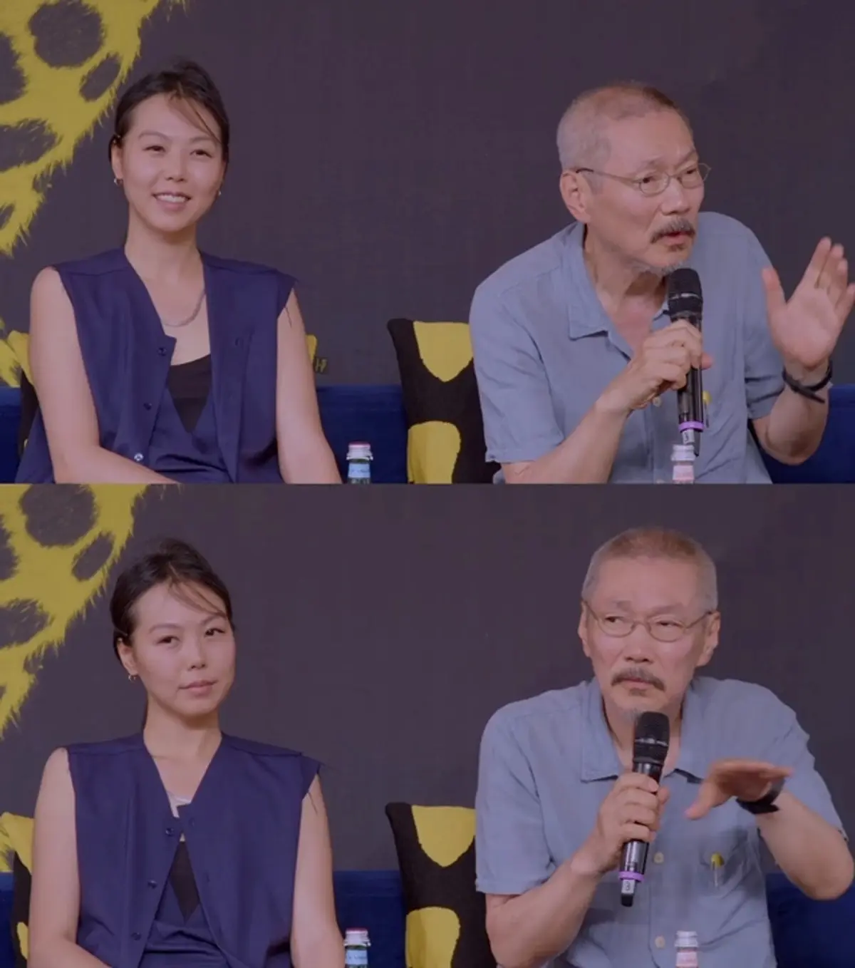 Kim Min-hee makes first post-birth public appearance alongside Hong Sang-soo at Locarno