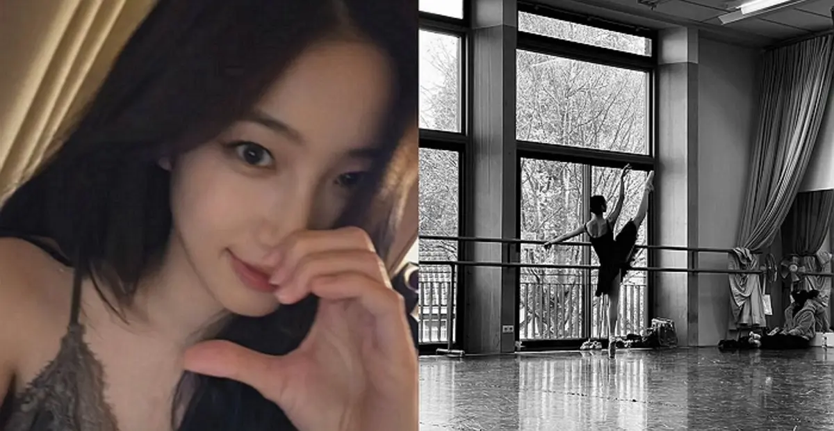 LE SSERAFIM's Kazuha posts ballet study-abroad photos: "15 years as a ballerina"