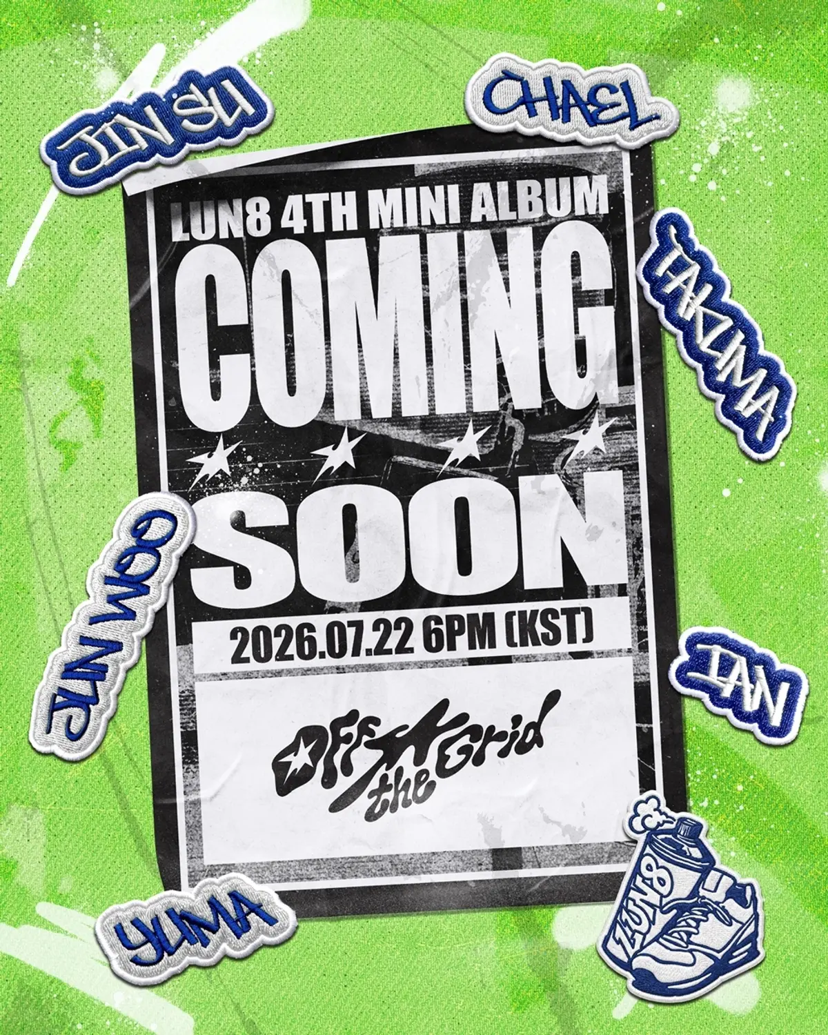 LUN8 announces fourth mini album 'Off the Grid', dropping July 22