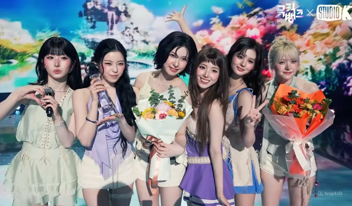NMIXX takes 2nd win with 'Heavy Serenade,' captivating stages on May 22 episode of 'Music Bank'