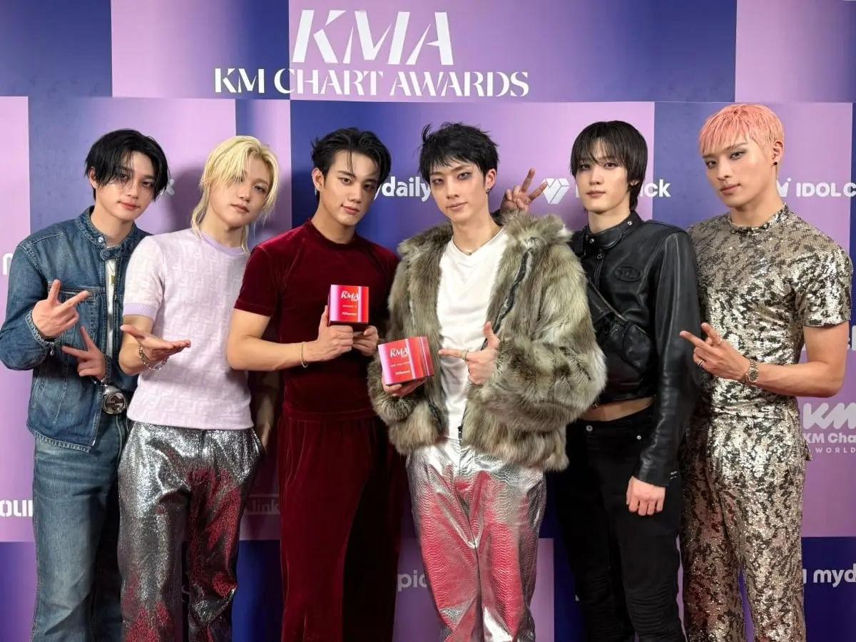 P1Harmony wins 2 awards at KMA 2026, mini album 9 'UNIQUE' hits Billboard 200 #4 and 500K first-week sales