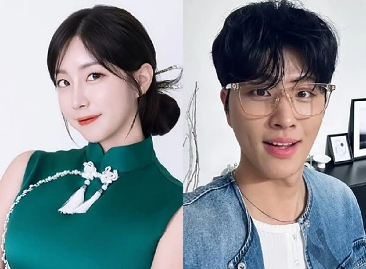 Actor Seong Baek-hyun and cheerleader Ahn Ji-hyun spotted holding hands on Jeju date